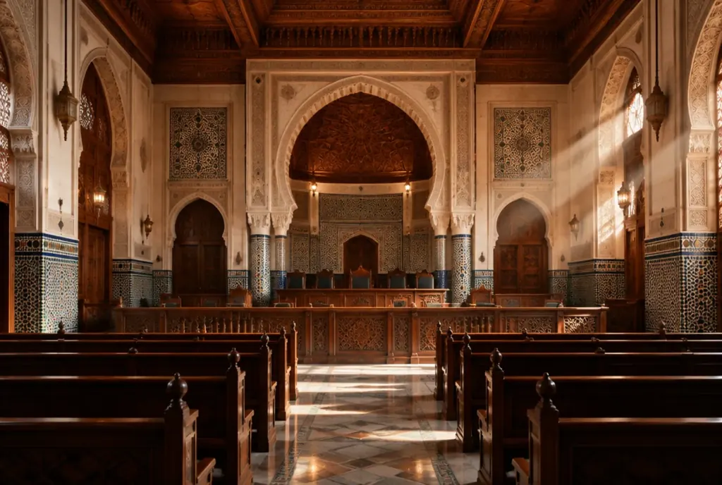 A Moroccan hall of justice